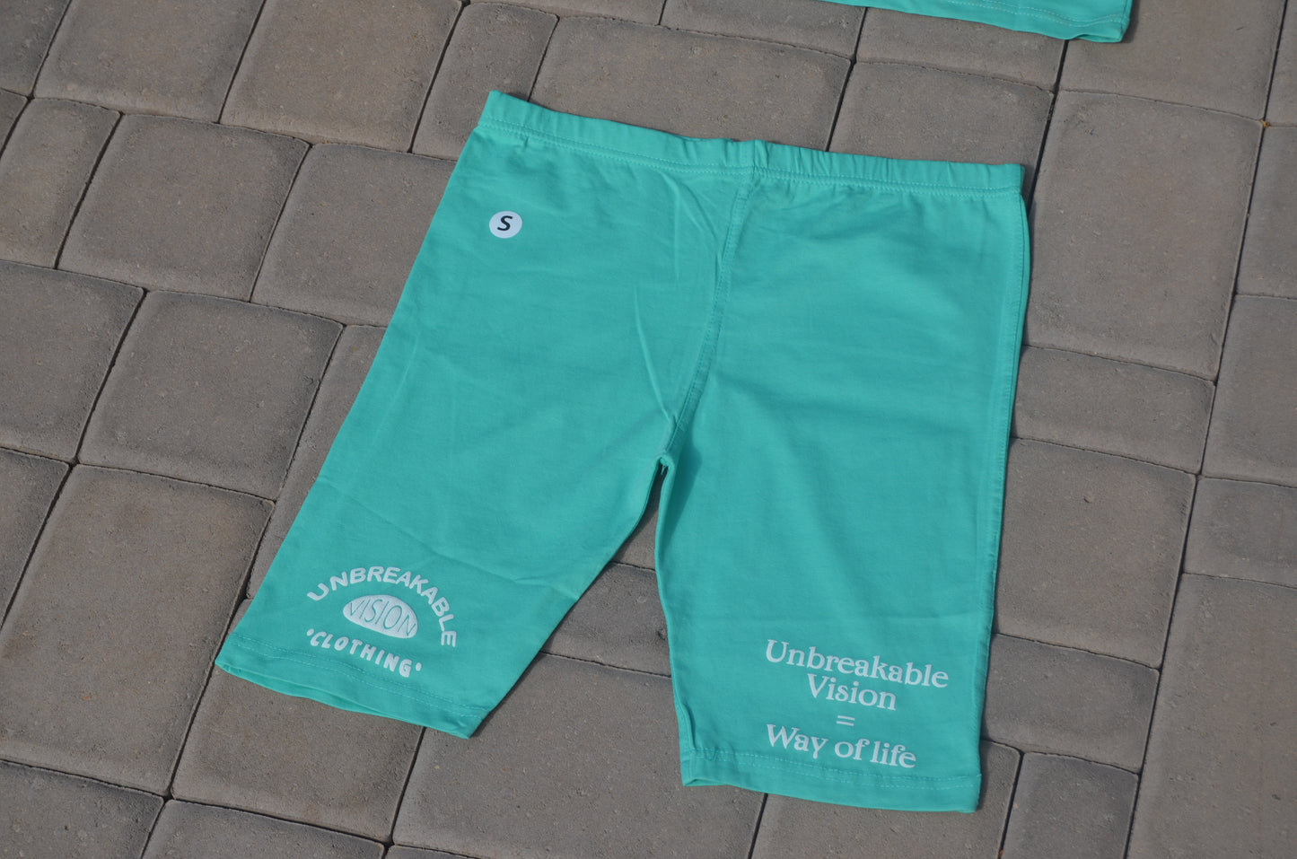 Female Mint Biker Shorts 🍵