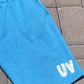 Unisex Sky Blue Sweat Shorts🥶🅿️