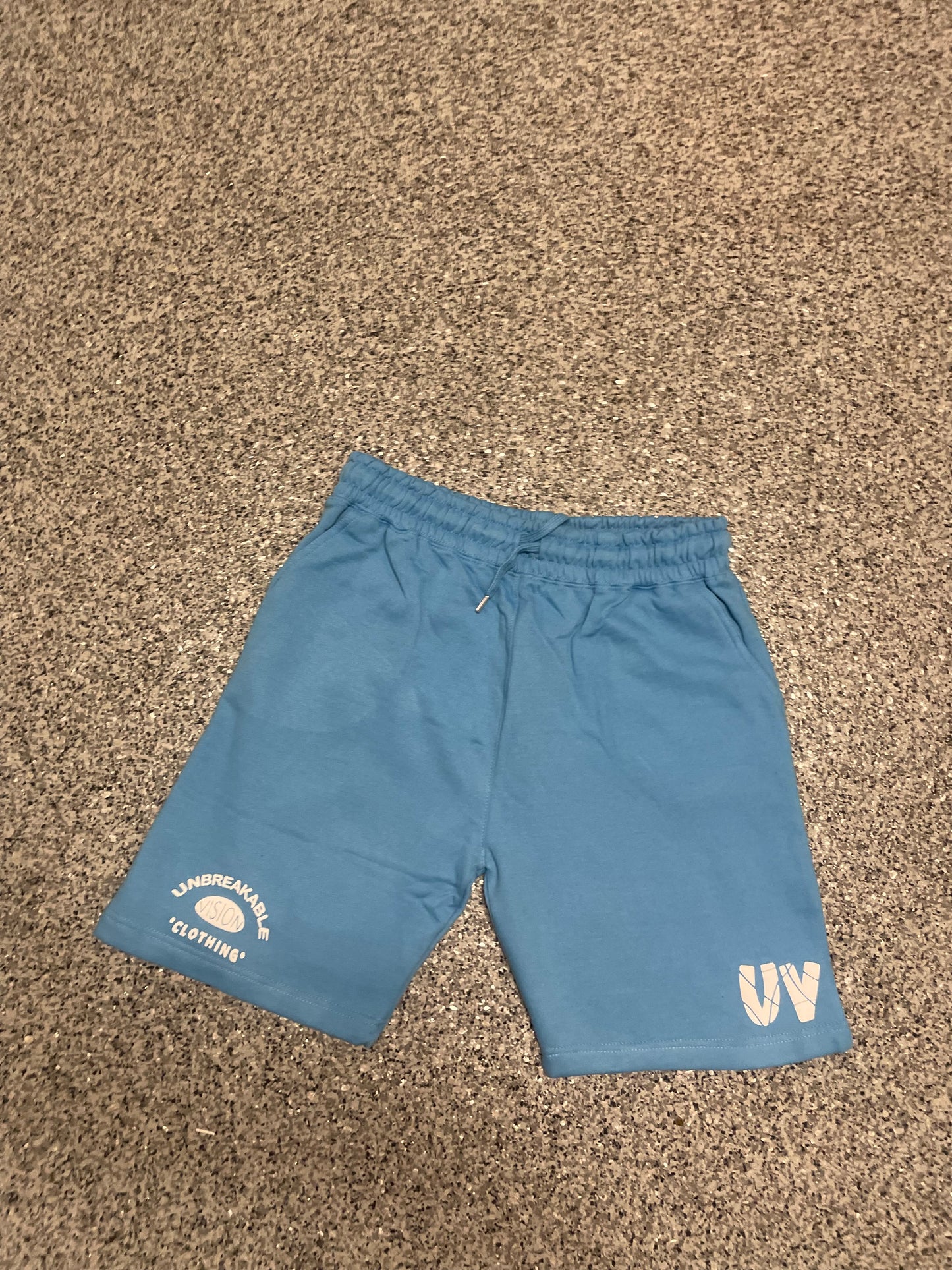 Unisex Sky Blue Sweat Shorts🥶🅿️