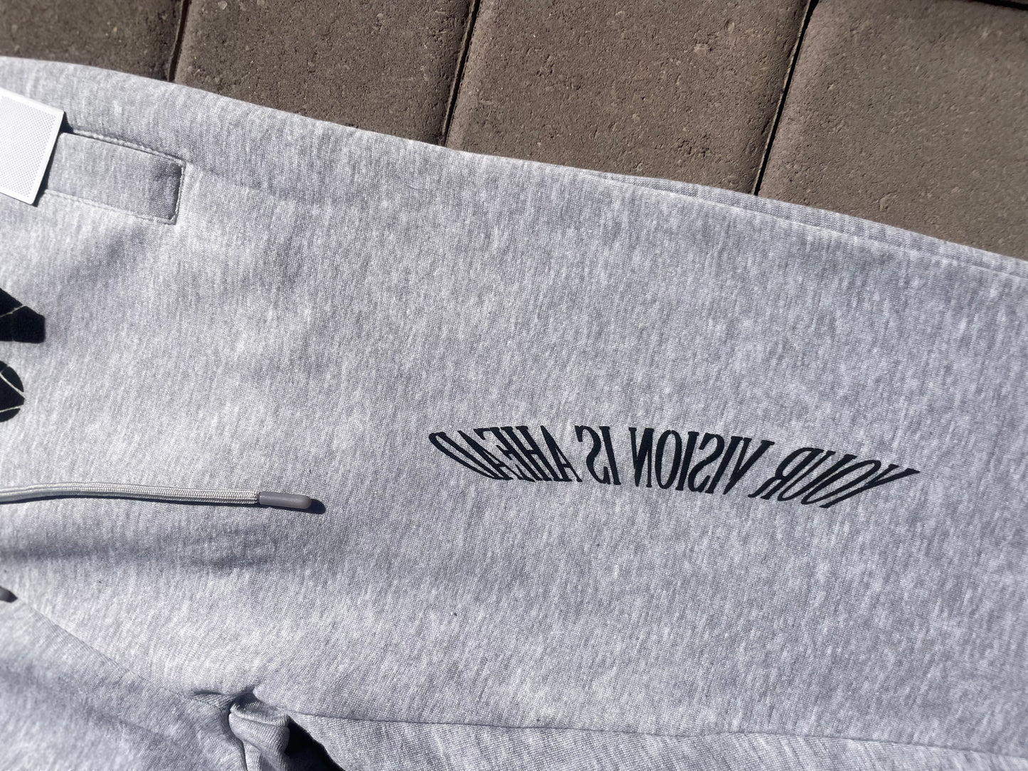 Unisex Grey “Your Vision is Ahead” SweatPants ☑️👽