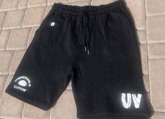 Unisex Black Sweat Shorts♣️🎓