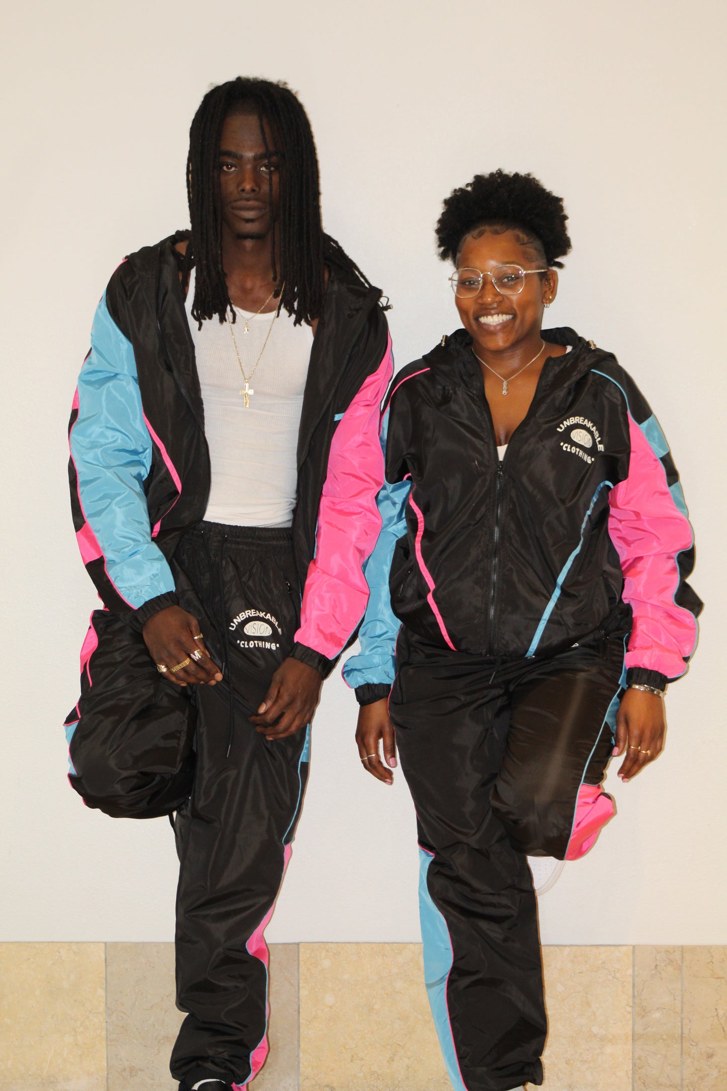 Pink “Get Up And Get To IT” Windbreaker Set🎟️💘