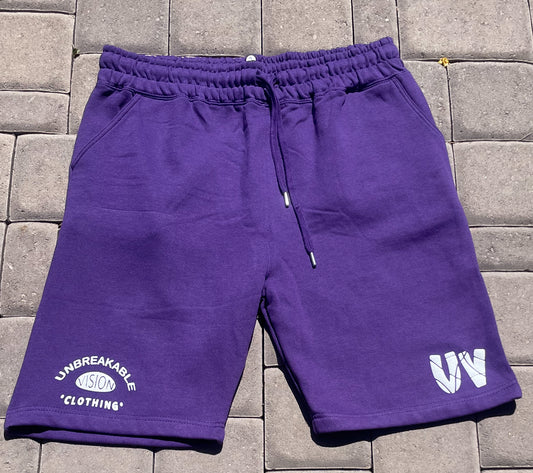 Unisex Purple Sweat Shorts👿👾