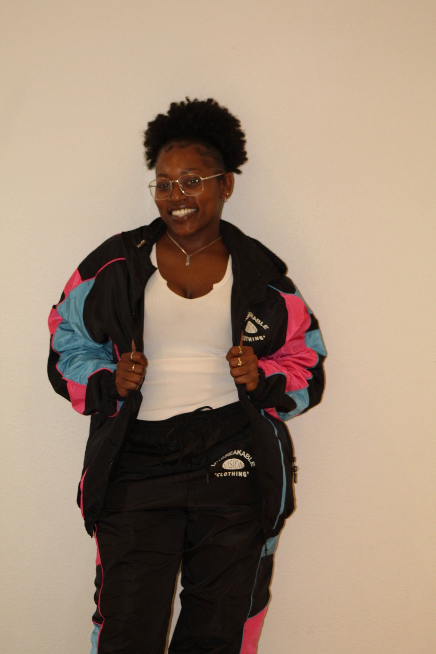 Pink “Get Up And Get To IT” Windbreaker Set🎟️💘