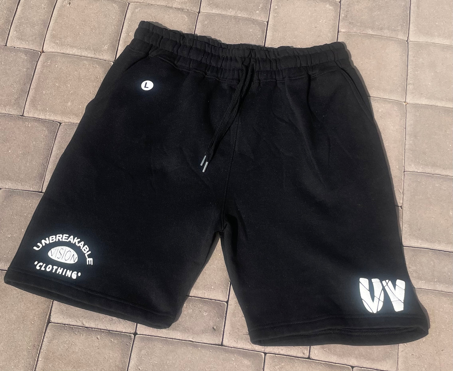 Unisex Black Sweat Shorts♣️🎓