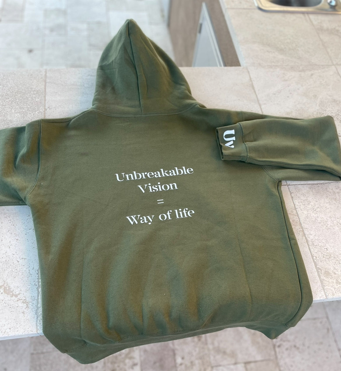 Unisex Olive Green Hoodie