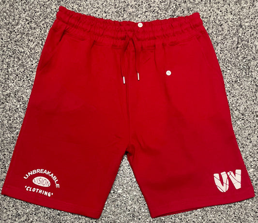 Unisex Red Sweat Shorts😘🥵